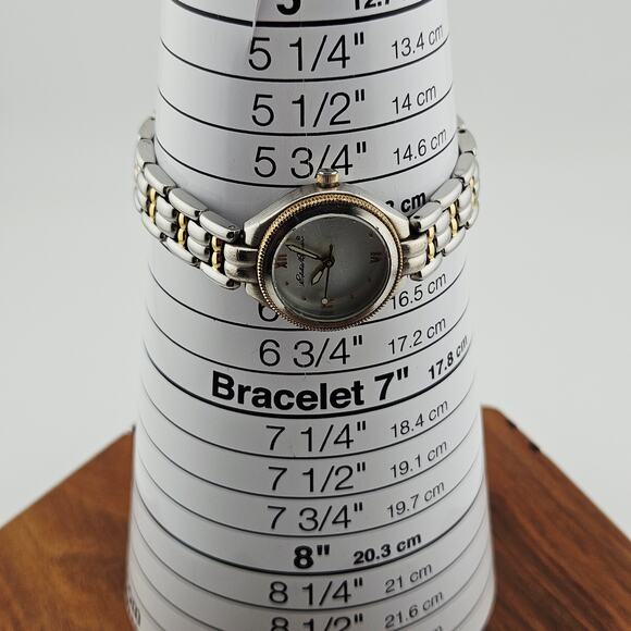 Eddie Bauer Women's Round Dial Two Tone Watch Classic Contemporary Minimalist - Picture 7 of 7